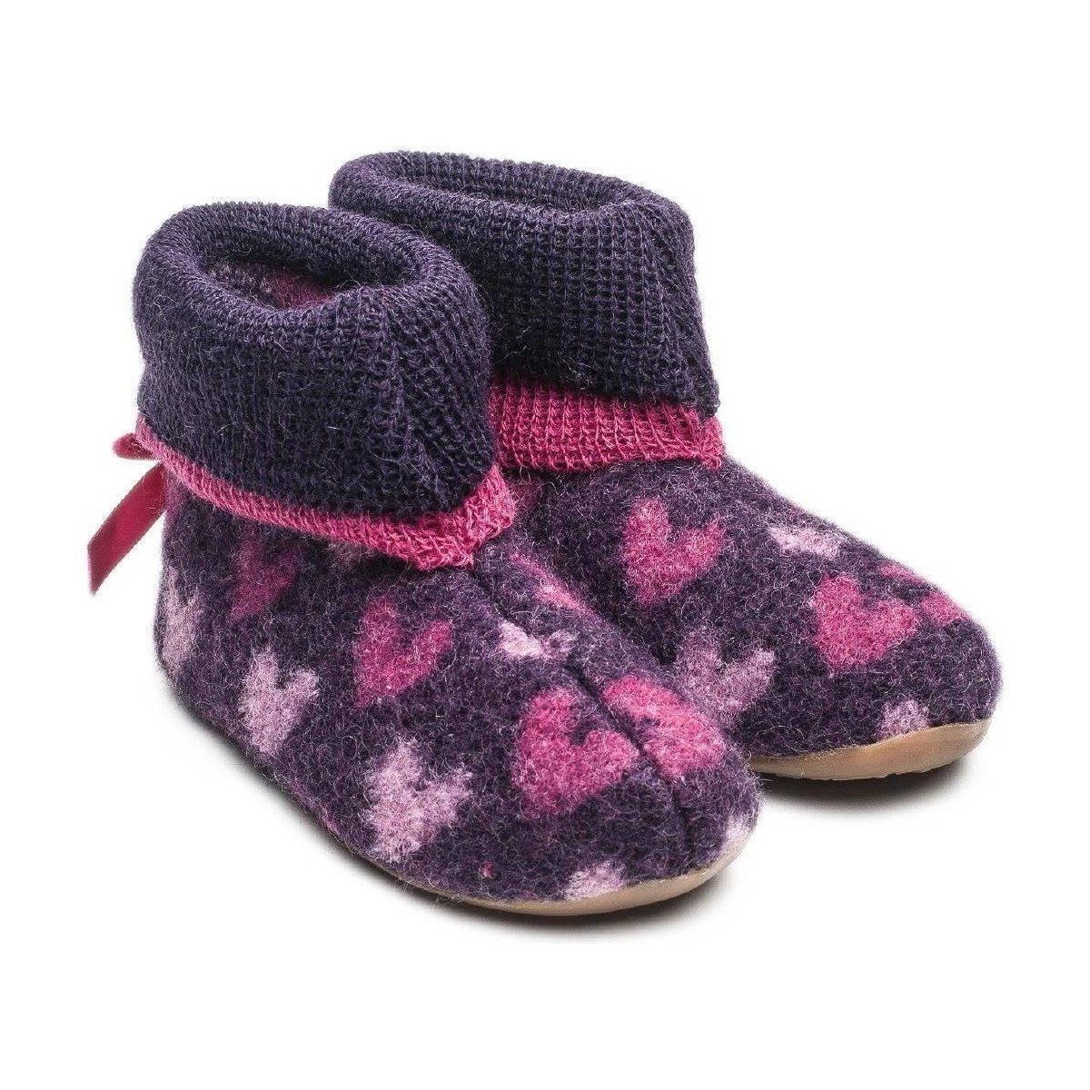 Sapatos Criança Chinelos Haflinger 48307390 Violeta