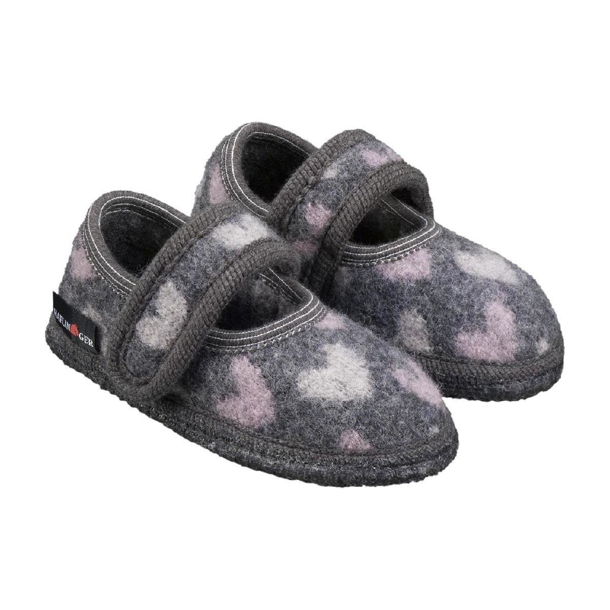 Sapatos Criança Chinelos Haflinger 67200204 Cinza