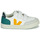 Sapatos Criança Sapatilhas Veja Small V-12 Velcro Branco / Amarelo / Verde