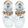 Sapatos Rapariga Sapatilhas Bons baisers de Paname MINI EDITH GRL PWR Branco / Leopardo