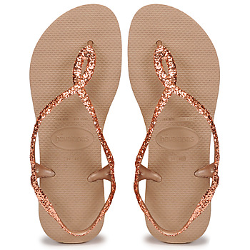 Sapatos Mulher Sandálias Havaianas LUNA PREMIUM II Rosa / Ouro