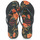 Sapatos Mulher Chinelos Havaianas SLIM ORGANIC Preto / Laranja