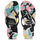 Sapatos Mulher Chinelos Havaianas SLIM FLORAL BASIC Preto / Azul / Rosa