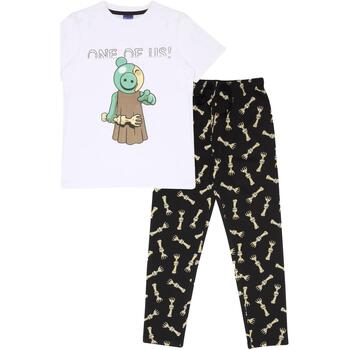 Textil Rapaz Pijamas / Camisas de dormir Piggy  Preto