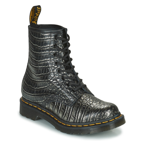Sapatos Mulher Botas baixas Dr. Martens 1460 martens 1461 bex zip black smooth new Preto