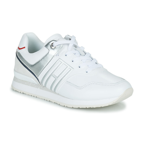 Sapatos Mulher Sapatilhas flag Tommy Hilfiger Casual City Runner Branco