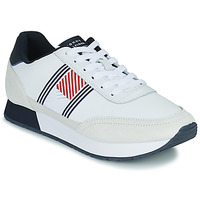 Sapatos Homem Sapatilhas Tommy Hilfiger Essential Runner Flag Leather Branco