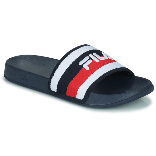 Sapatos Homem chinelos Fila amp MORRO BAY STRIPES slipper Azul / Branco / Vermelho