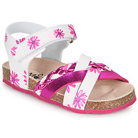 Sapatos Rapariga Sandálias Mod'8 KOENIA Branco / Rosa