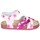 Sapatos Rapariga Sandálias Mod'8 KOENIA Branco / Rosa