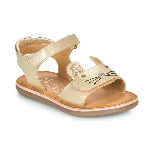 Sapatos Rapariga Sandálias Mod'8 CLOONIE Ouro