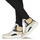 Sapatos Mulher Sapatilhas de cano-alto Bronx Old-cosmo Branco / Bege / Preto