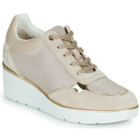 Sapatos Mulher Sapatilhas Geox D ILDE Bege / Ouro