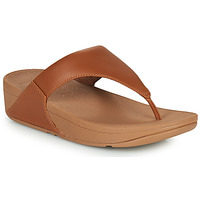 Sapatos Mulher Chinelos FitFlop LULU LEATHER TOEPOST Castanho