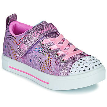 Sapatos Rapariga Sapatilhas Skechers SPARKLE RAYZ Violeta / Rosa