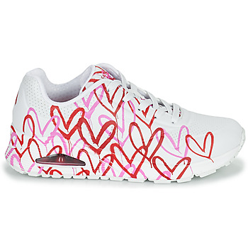 Skechers DLites 1.0 Low Running Shoes WMNS White 149465-WHT