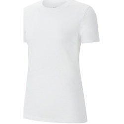 Textil Mulher T-Shirt mangas curtas Nike Wmns Park 20 Branco