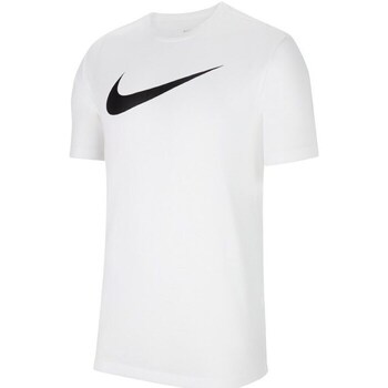 Textil Homem T-Shirt mangas curtas Nike lacrosse Drifit Park 20 Branco