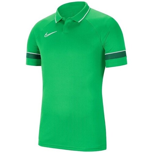 Textil Homem T-Shirt mangas curtas Nike Drifit Academy 21 Polo Verde