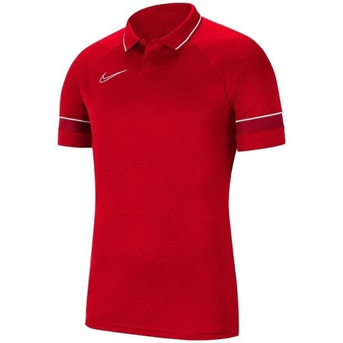 Textil Homem T-Shirt mangas curtas Nike Drifit Academy 21 Vermelho