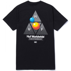 Textil Homem T-Shirt mangas curtas Huf T-shirt video format tt ss Preto