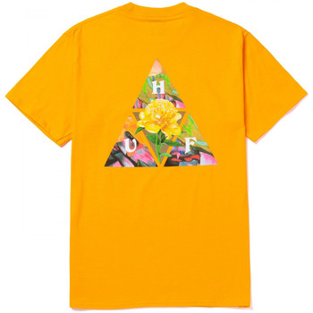 Textil Homem T-Shirt mangas curtas Huf T-shirt new dawn tt ss Amarelo