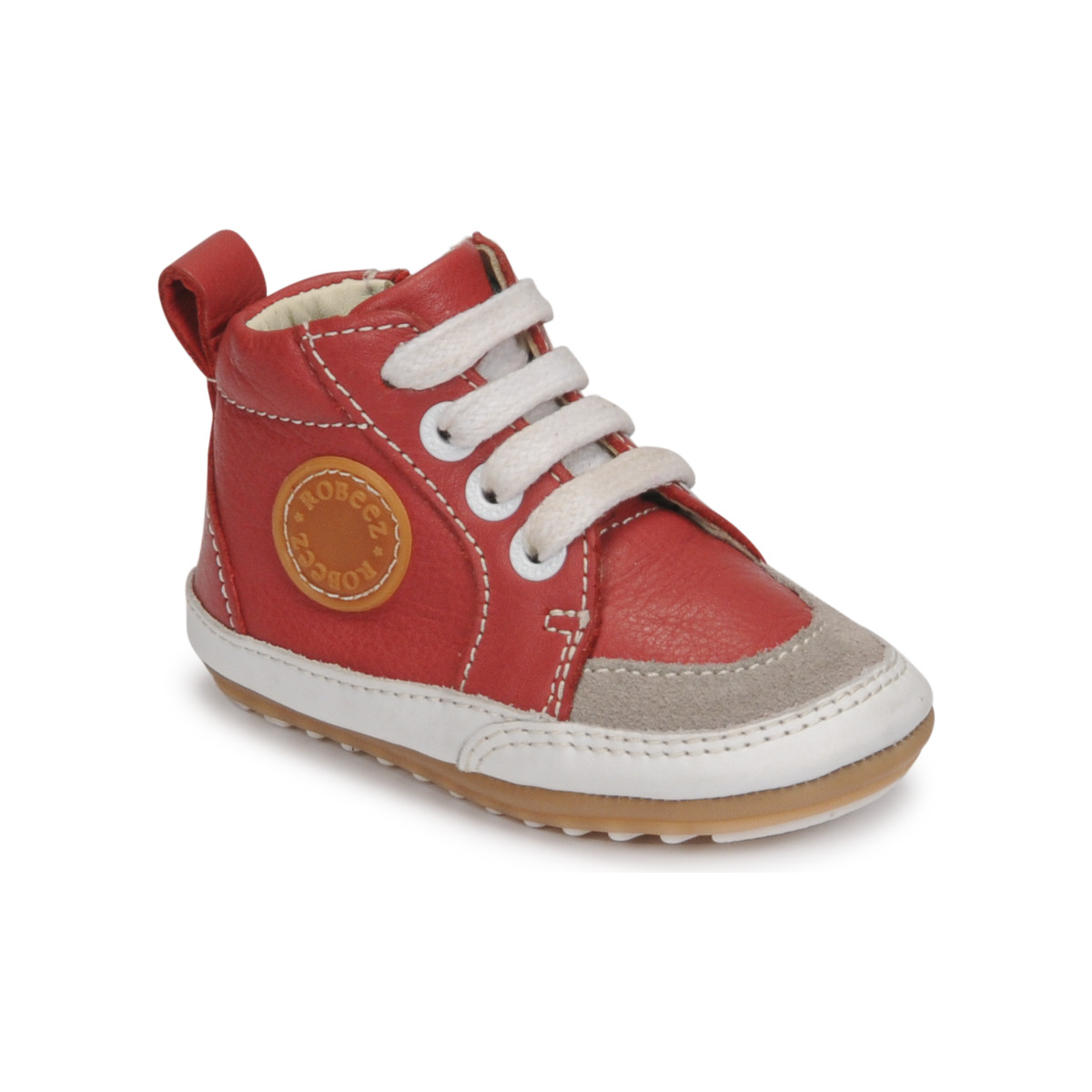 Sapatos Criança Sapatilhas de cano-alto Robeez MIGO Vermelho