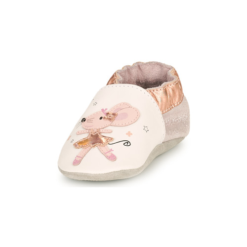 Robeez DANCING MOUSE Branco / Rosa