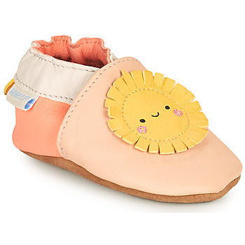 Sapatos Criança Chinelos Robeez WEATHER MOOD Rosa / Branco / Amarelo