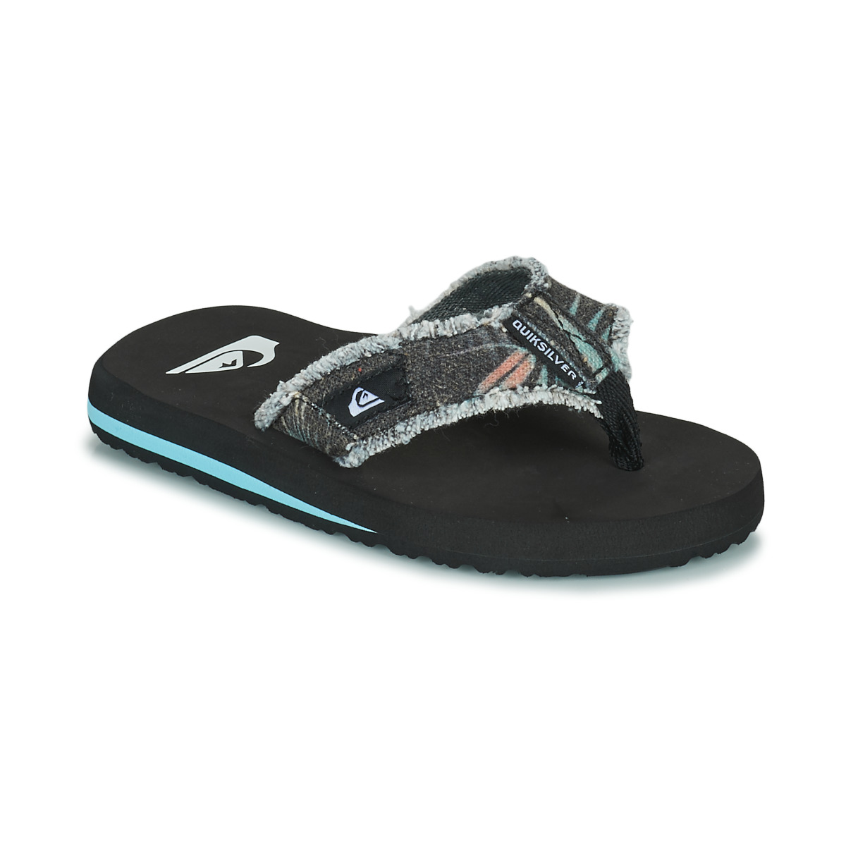 Sapatos Rapaz Chinelos Quiksilver MONKEY ABYSS YOUTH Preto / Cinza