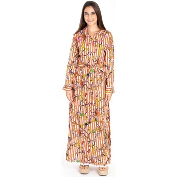 Textil Mulher Vestidos compridos Isla Bonita By Sigris Vestir Naranja