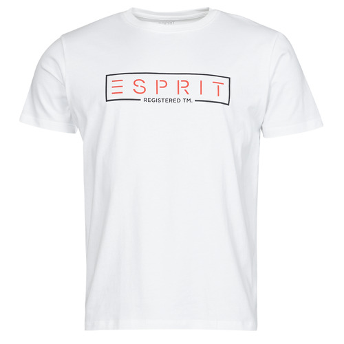 Textil Homem T-Shirt fila mangas curtas Esprit BCI N cn aw ss Branco