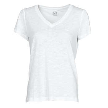 Textil Mulher T-Shirt mangas curtas Lee V NECK TEE Branco