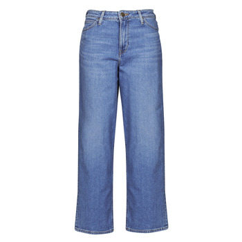 Textil Mulher Calças Jeans Lee WIDE LEG LONG Azul
