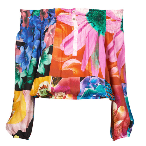 Textil Mulher Alto: 6 a 8cm Desigual BLUS_TRAVIS Multicolor