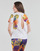 Textil Mulher T-Shirt mangas curtas Desigual TS_MINNEAPOLIS Branco / Multicolor