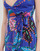 Textil Mulher Vestidos curtos Desigual VEST_ALANA Azul / Multicolor