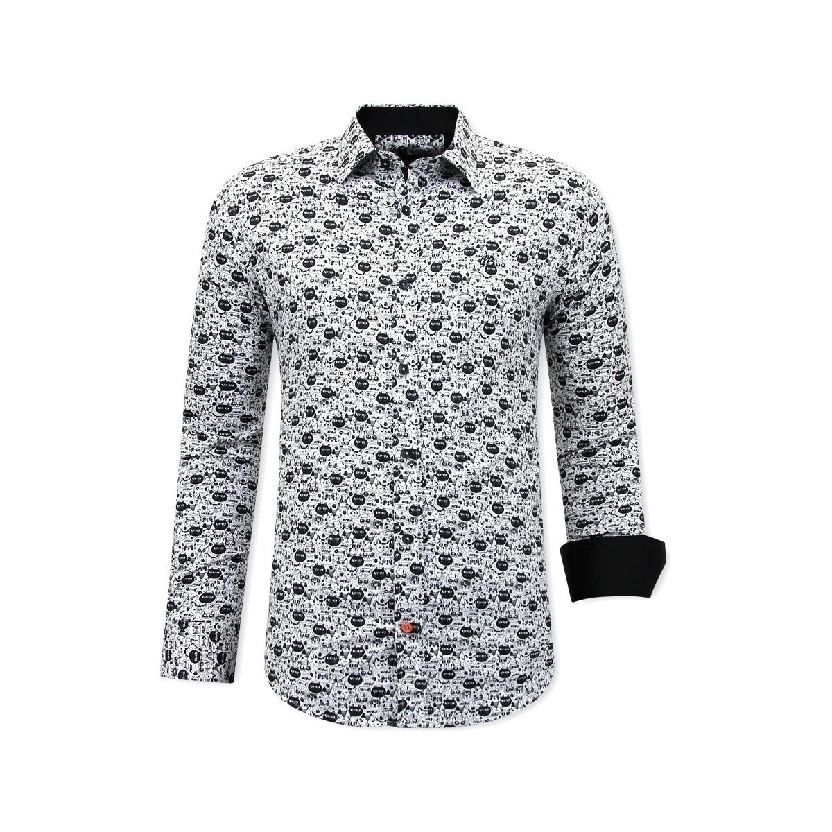 Textil Homem Camisas mangas comprida Tony Backer 126152634 Branco
