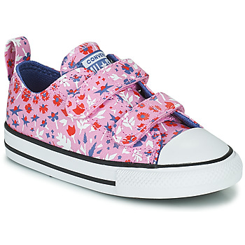 Sapatos Rapariga Sapatilhas Converse Chuck Taylor All Star 2V Paper Floral Ox Rosa / Multicolor