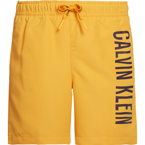 Textil Rapaz Fatos e shorts de banho Calvin MONOGRAM Klein Jeans B70B700202 MEDIUM DRAWSTRING-804 TURMERIC Amarelo