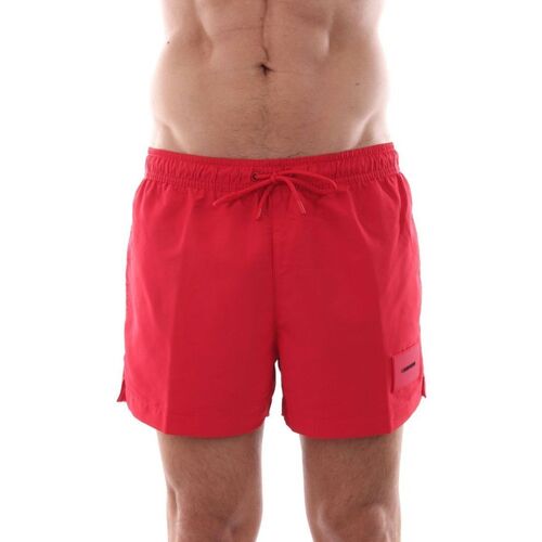 Textil Homem Fatos e shorts de banho Calvin Klein JEANS Durant KM0KM00277 SHORT DRAWSTRING-654 LIPSTICK RED Vermelho