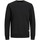 Textil Homem Sweats Jack & Jones 12181903 CREW NECK-BLACK Preto
