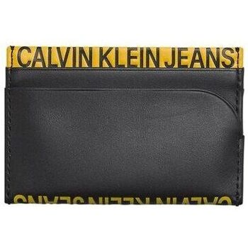 Malas Homem Carteira Calvin Klein JEANS Ocean K50K504993 LOGO POP CARDHOLDER-0GJ FASHION BLACK Preto