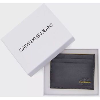 Calvin Klein Jeans K50K505002 UNDERCOVER CARDHOLDER-OIM GREY PINESTRIPE Cinza