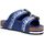 Sapatos Homem Sandálias Napapijri Footwear NA4ETH LEATHER SANDAL-176 BLUE MARINE Azul
