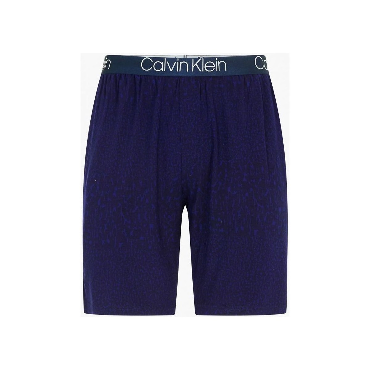 Textil Homem Shorts / Bermudas Calvin Klein Jeans 000NM1660E SLEEP SHORT-UZZ ANIMAL BAYOU BLUE Azul