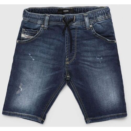Textil Rapaz Shorts Pocket / Bermudas Diesel 00J3CI KXB3K KROOLEY-NE SHORT-K01 Azul