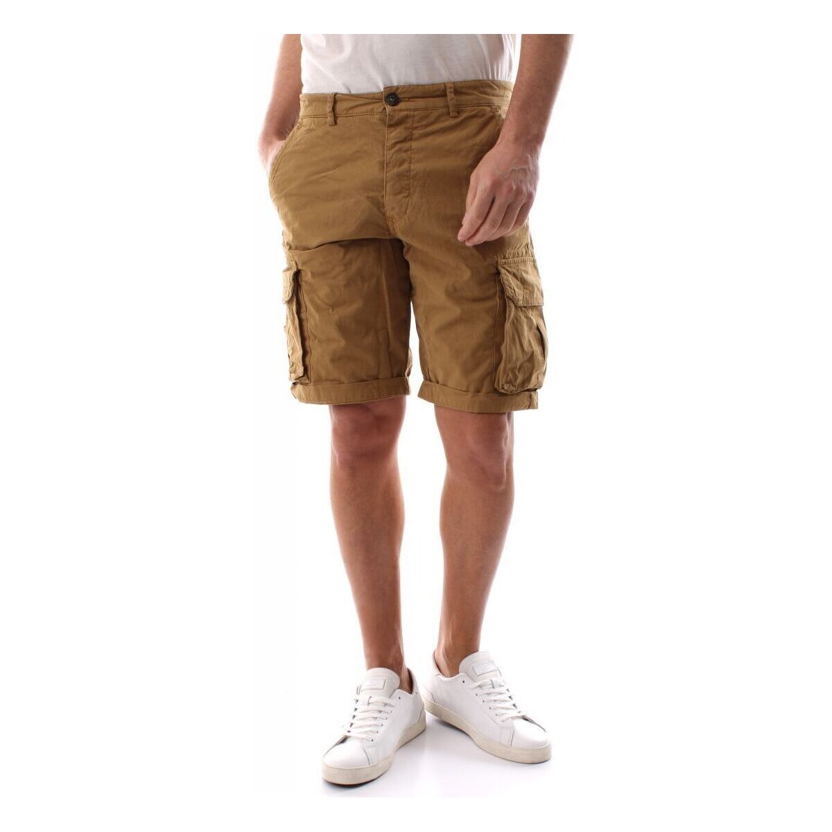 Textil Homem Shorts / Bermudas 40weft NICK 6013/6874-W1101 KAKI Bege