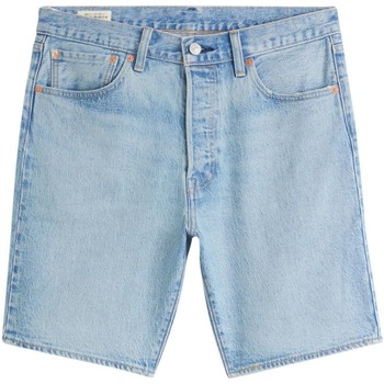 Textil Homem Shorts / Bermudas Levi's 36512 0147 - 501 HEMMED SHORT-MOUNTAIN LIFE Azul