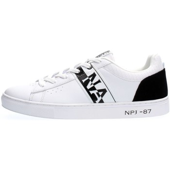 Sapatos Homem Sapatilhas Napapijri Footwear NP0A4FWA S1BIRCH-0I0 WHITE BLACK Branco